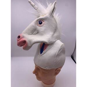 Vintage Halloween Hat Archie McPhee Unicorn Head